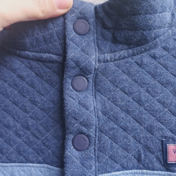 Blue Quilted kids shep shirt - Picture 6 of 14